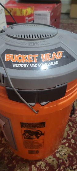 Bucket head wetdry vac powethead