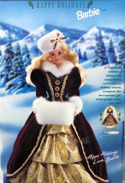 1996 Holiday Barbie.
