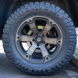Off Road Rims Titan Wheels A Silverado Tundra Ram F-150 Balistic Pro Comp KMC Method Wrangler Sierra Yukon Tahoe