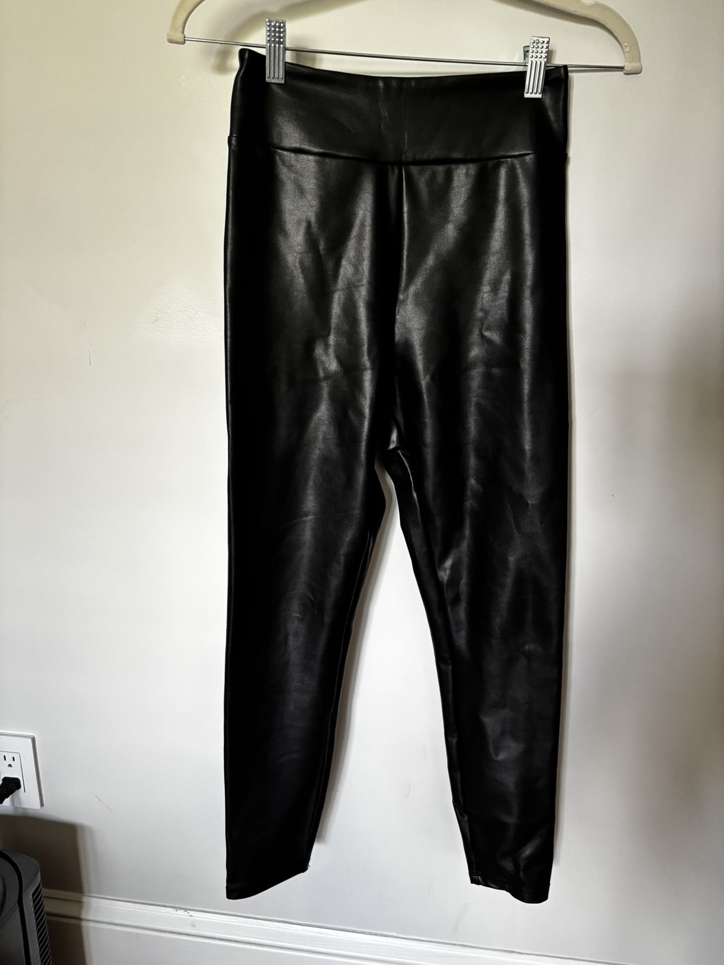 Abercrombie and Fitch Black Leather Pants