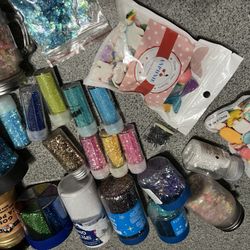 Glitter Sequins And Charms