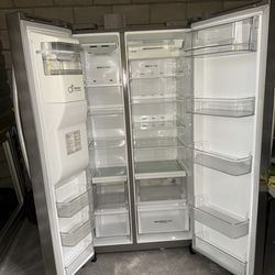 22 cu. ft. Smart wi-fi Enabled Side-by-Side Counter-Depth Refrigerator