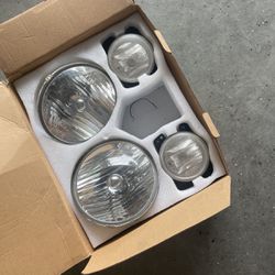 Jeep Wrangler Stock Headlights 