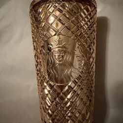  Starbucks Rose Gold Grande Tumbler 16oz