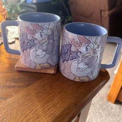 Disney Lavender Purple DAISY DUCK Large Ceramic Coffee Cup Mug – 3.75 inches hig