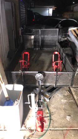 Dual. Dirt bike trailer