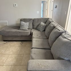 Sectional Couch W/ built in bed 