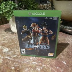 This is a standard edition physical copy of the video game Jump Force for the Microsoft Xbox One console