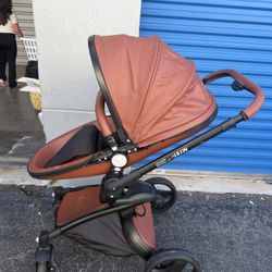 Brown Stroller 