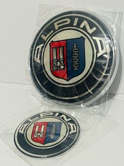 Alpina emblem trunk steering wheel new