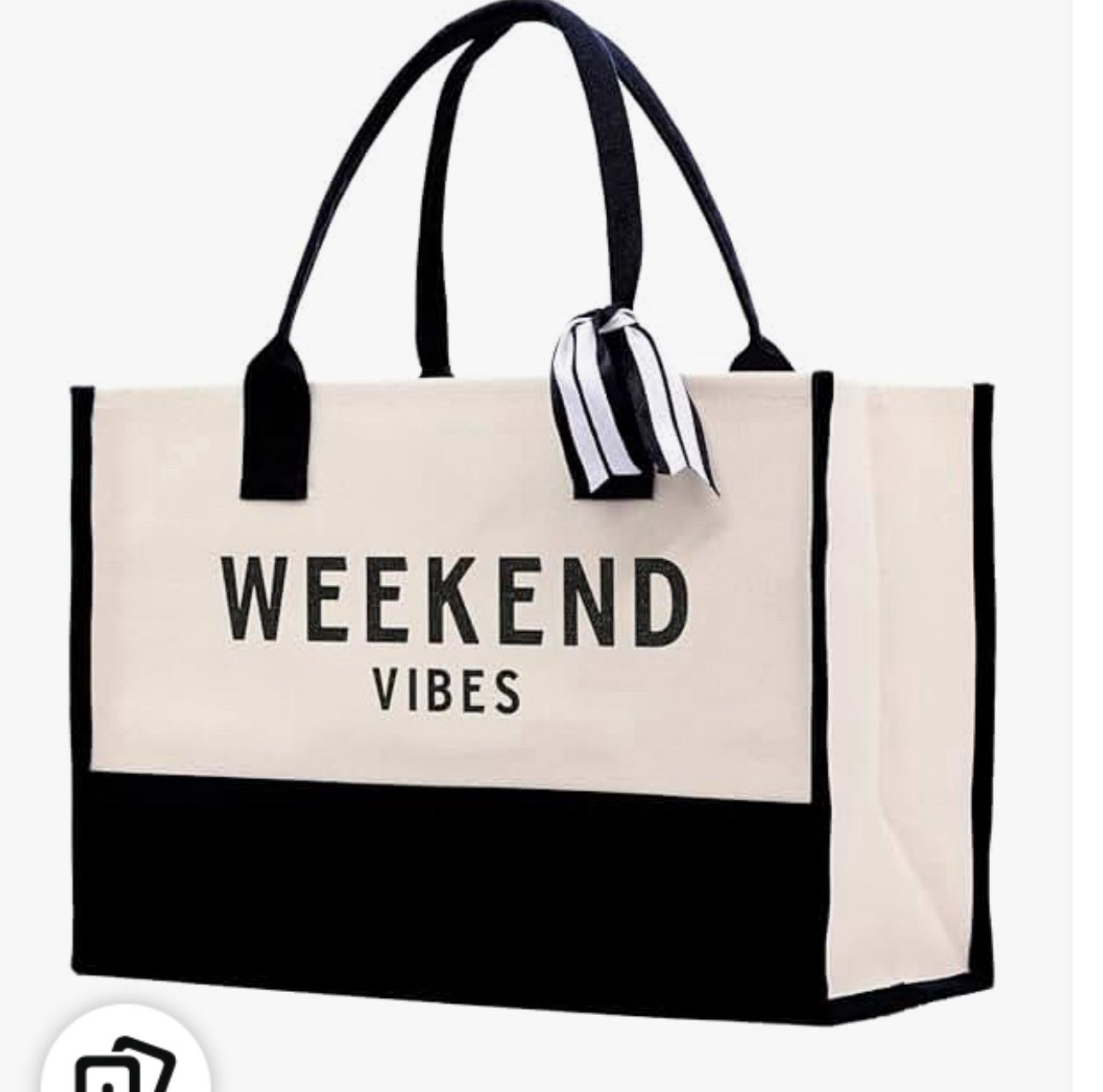 XL Linen Tote Bag, New