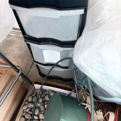 Clear Plastic Stackable file cabinet With multiply Drawers