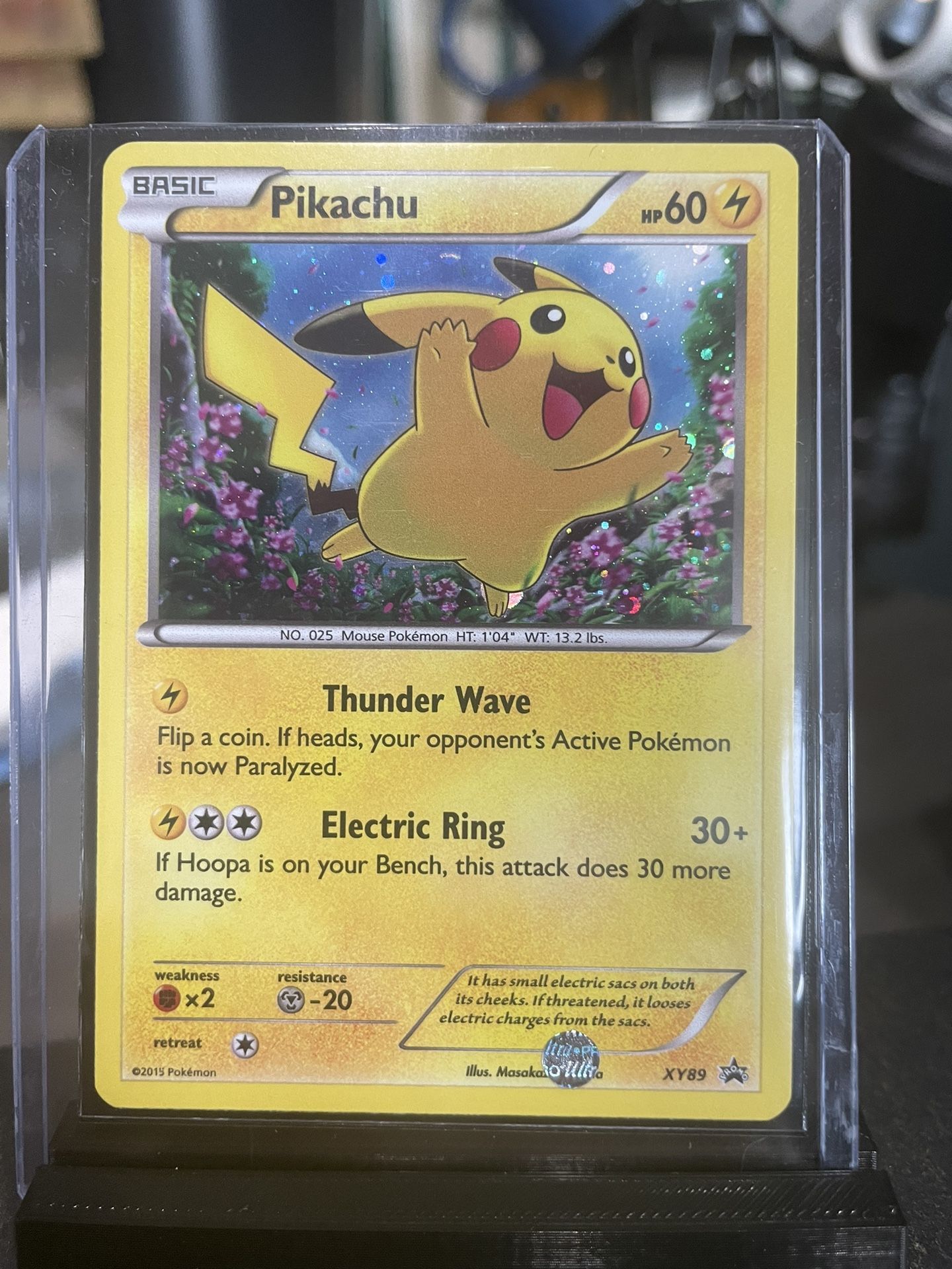 2015 Pokémon - Pikachu XY89 BREAKthrough Collector Chest XY Black Star Promo 2015 Pokemon TCG