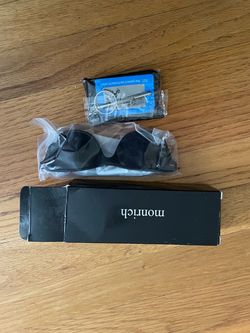 New Monrich Polarized Sunglasses/Mouthguards Set (including case + small screwdriver tool) Brand new unopened Monrich classic black sunglasses, provi