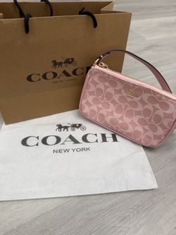 Pink Powder Coach Bag