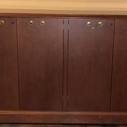 Mahogany Office Credenza