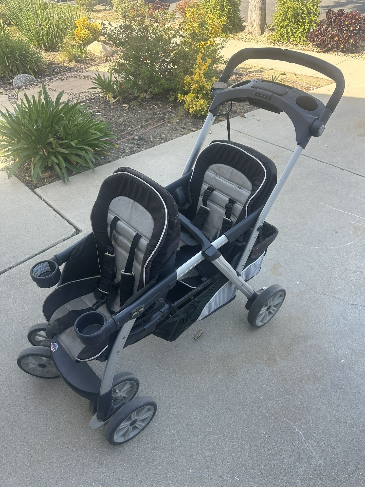 Chico Cortina Together Double Stroller