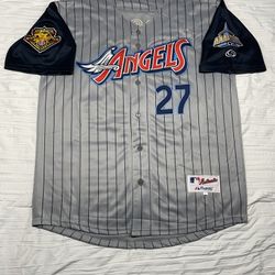 Angels Jersey Trout Pinstripe Los Angeles