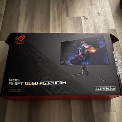 Rog SWIFT 32in 240hz Refresh Rate OLED Monitor Hardly Used