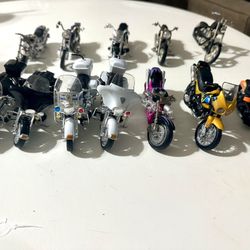 Toy Motorcycle Lot