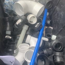Box Of Random Plumbing Parts