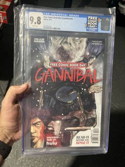 Gannibal Comic Book CGC 9.8 Free Comic Book Day Custom Logo 