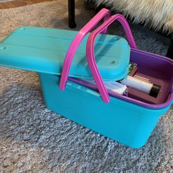 Large Box of needlepoint supplies. Every thing you could possibly need. .