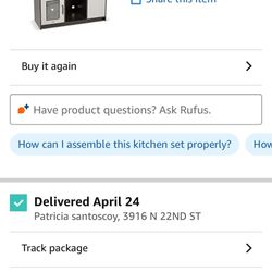 Play Kitchen Toy With Accessories 