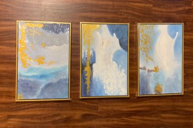 3 piece Abstract Artwork Canvas
