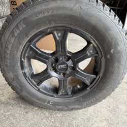 Blizzak Winter Tires On rims