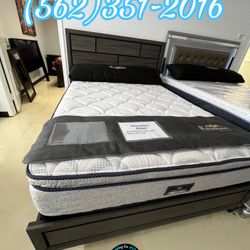 Serta Queen Mattress And Bed Frame New Cama