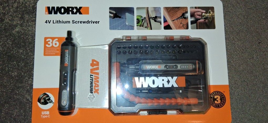 Worx 4v Screwdriver