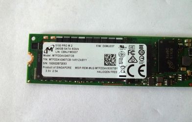 MICRON 5100 PRO 240GB M.2 6Gbps SATA SSD MTFDDAV240TCB