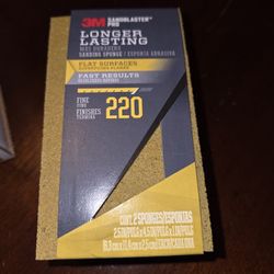 3M 220 Sanding Sponge 2 Pack $3
