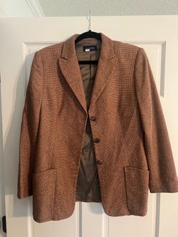 Vintage Piazza Sempione Cream Dot/Mustard Blazer - Medium