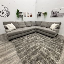 Gray Sectional Couch - Free Delivery 