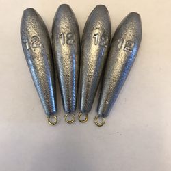 Fishing Sinkers 16oz - (4) Total