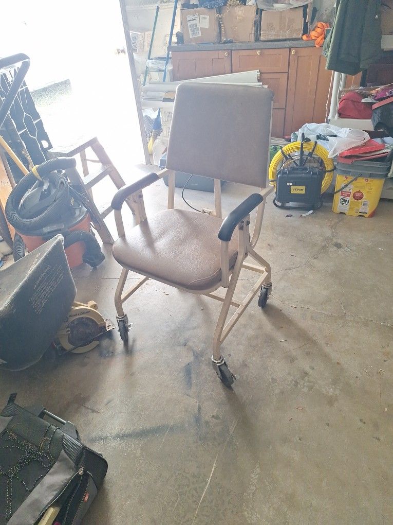 steel wheel chair