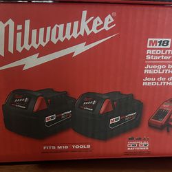 Milwaukee M18 REDLITHIUM XC5.0 Starter Kit