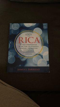 Ready For Rica Test Preparation Guide 4th Edition By James Zarrillo