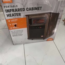 RedStone Infrared Cabinet Heater - Portable Space Heater for Home or Office