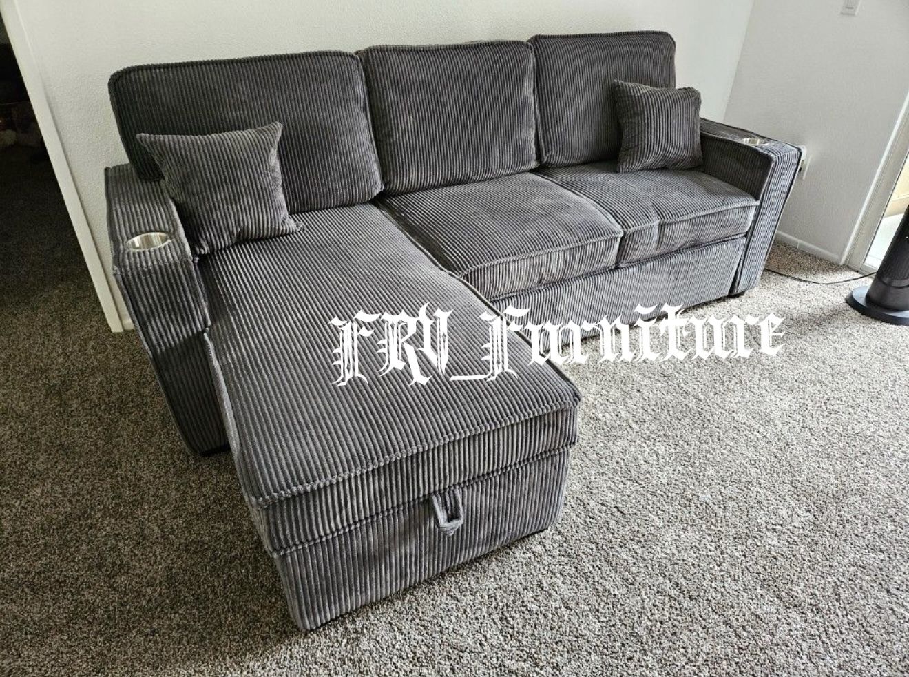 New Dark Gray Sofa