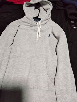 Polo grey hoodie men's S