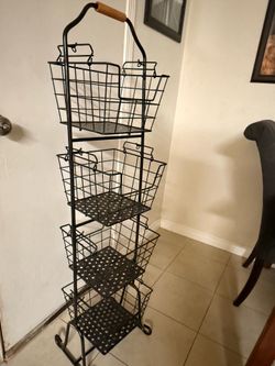 Produce basket tower