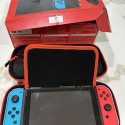 Nintendo Switch Like New With Case Cover