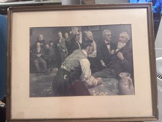 The Hung Jury Antique Framed Print