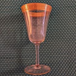 Tiffin-Franciscan "Rambler Rose" Water Goblets