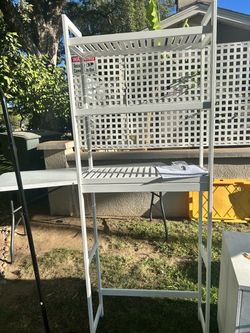 White 3-Tier Over The Toilet Storage Shelf