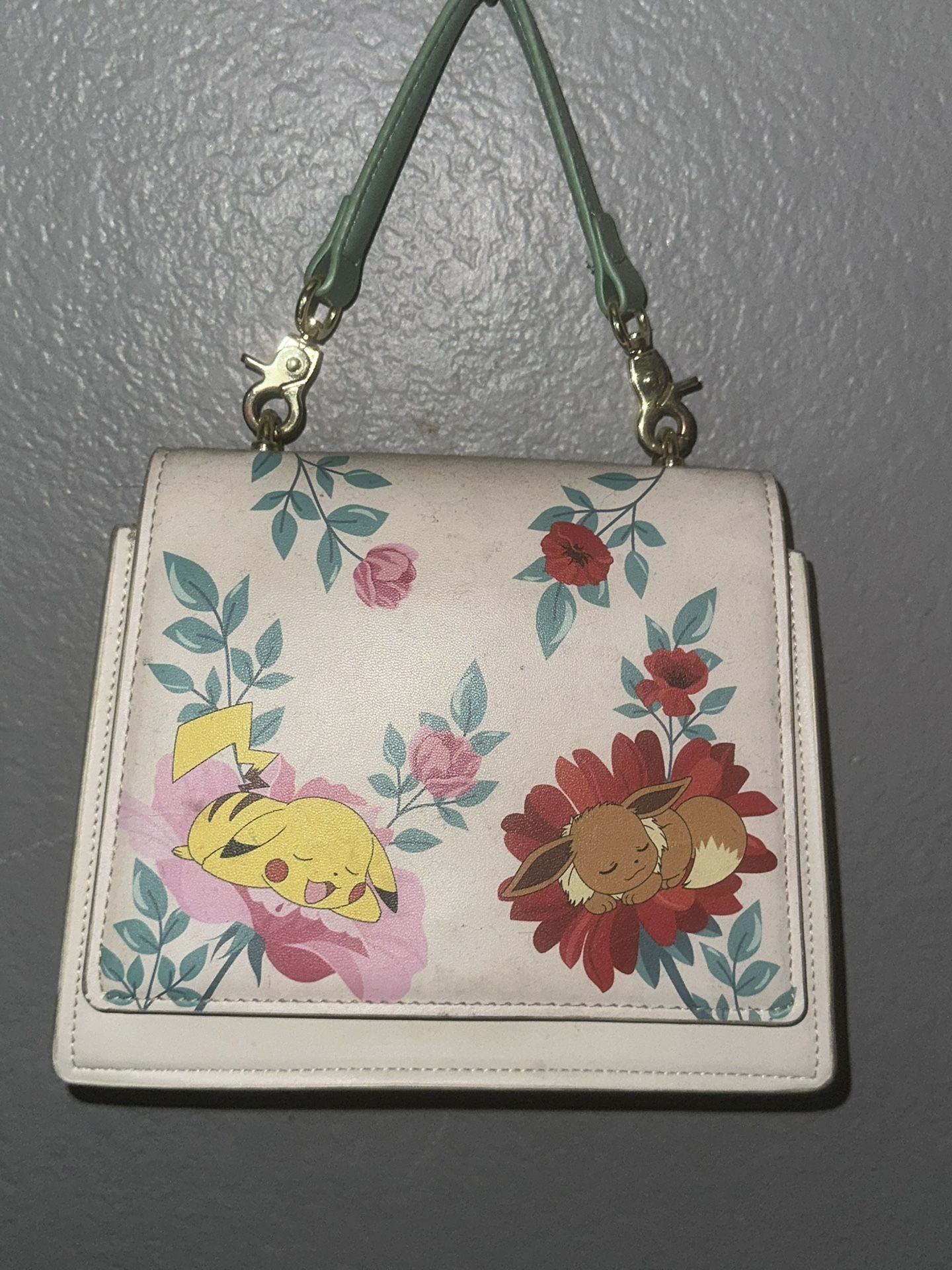 Loungefly Sleeping Pikachu And Eevee Purse And Wallet