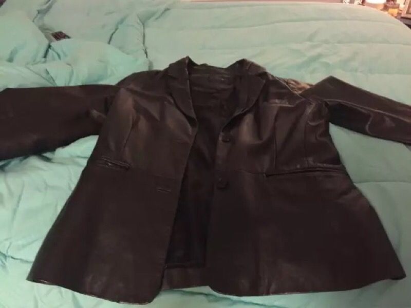 Joe's Leather Jacket Size Medium Womens